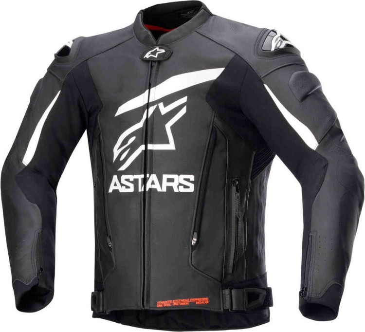 Мотокуртка кожаная мужская Alpinestars GP Plus V4