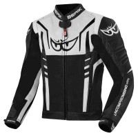Мотокуртка кожаная мужская Berik Striper