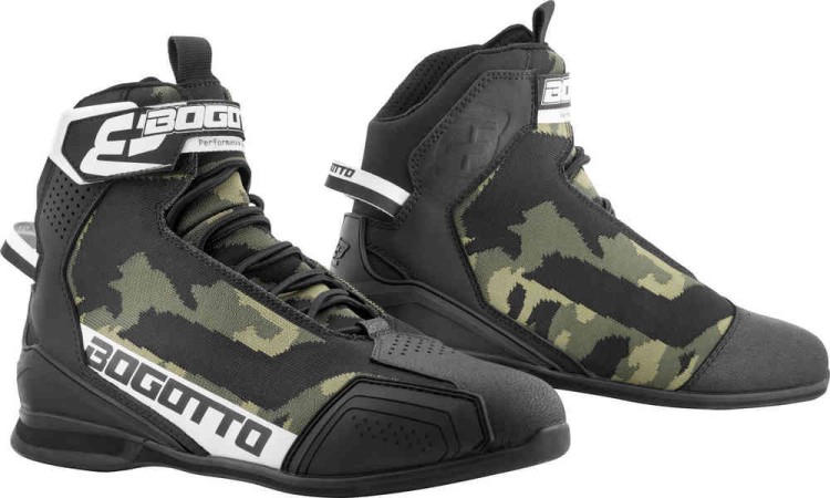 Мотоботы городские и короткие Bogotto Tokyo Camo