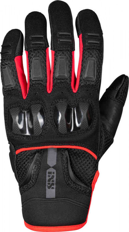 Мотоперчатки для города, спорта и туринга IXS Matador-Air 2.0 Черный/Красный X40468-320-XL
