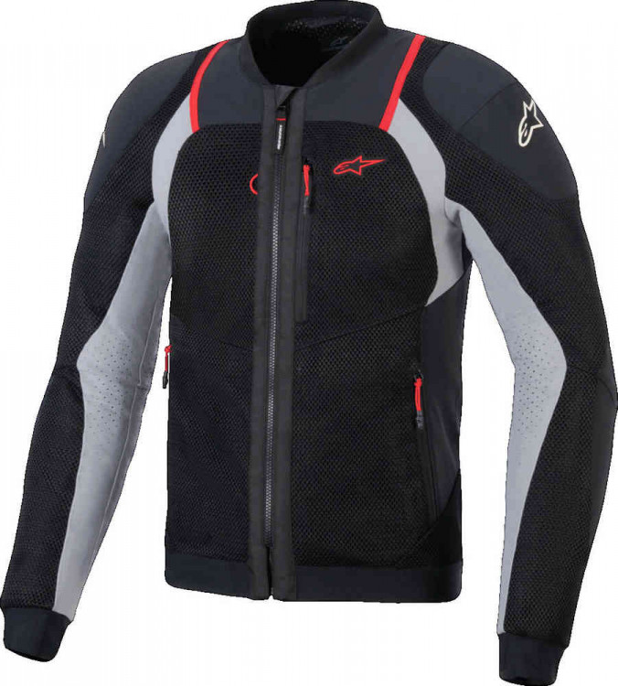 Мотозащита Alpinestars Troop-Air Pro Черный/Серый/Красный 3301125-1087-S