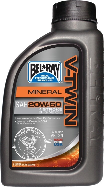 Bel-Ray V-Twin 20W-50 Mineral