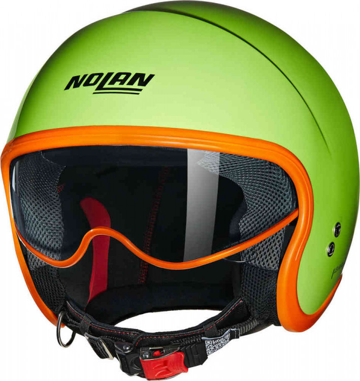 Мотошлем открытый Nolan N21 06 Ocio зелёный/оранжевый N2Z0007373446