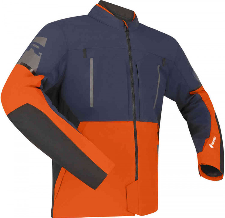 Мотокуртка текстильная мужская Richa Orion GTX Темно-синий/Оранжевый 2ORI-500-2XL