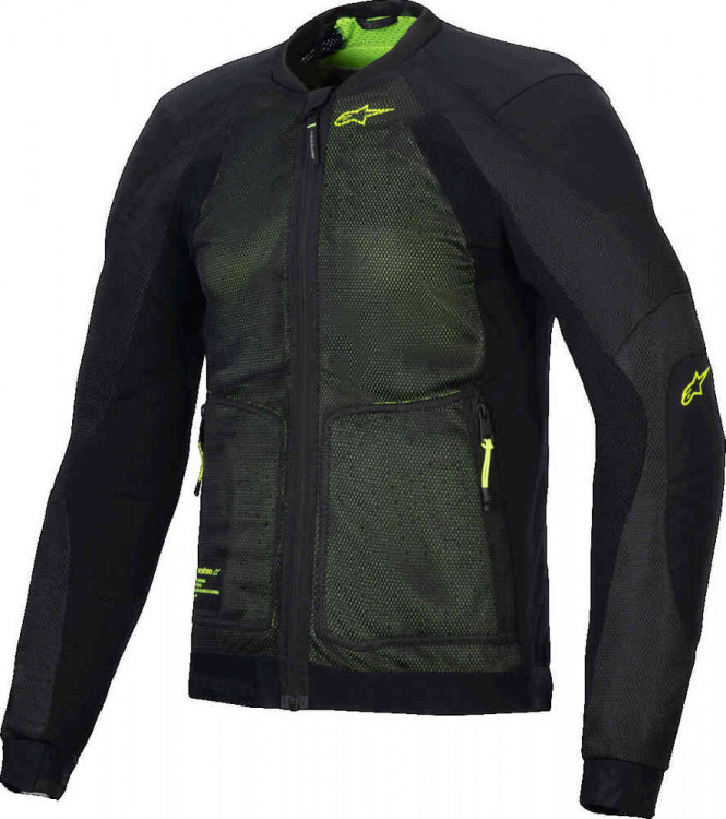 Мотозащита Alpinestars Troop-Air Черный/Неоновый/Желтый 3301225-168-S