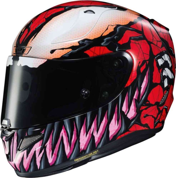 Мотошлем интеграл HJC RPHA 11 Maximum Carnage Marvel