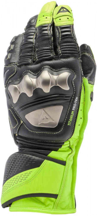 Мотоперчатки для города, спорта и туринга Dainese Full Metal 7 Черный/Желтый 18100014-620-XS