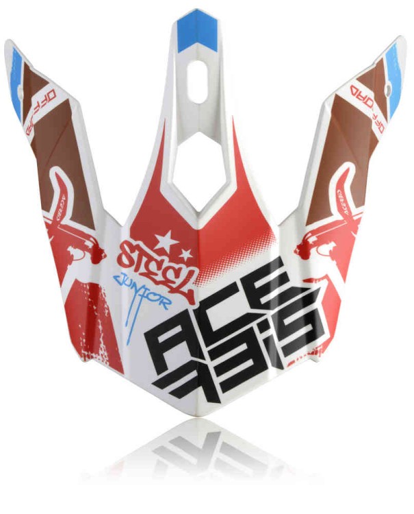 Acerbis Steel Kinder/Eclipse Белый/Красный/Черный 0023308.232