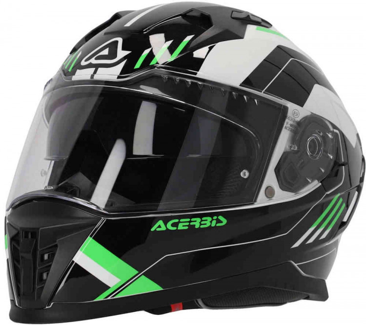 Мотошлем интеграл Acerbis X-Way Graphic Черный/Зеленый 0026016.325.066