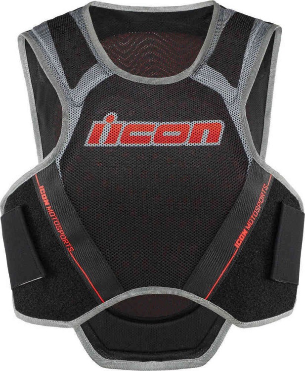 Мотозащита Icon Field Armor Softcore Черный/Красный 27020277