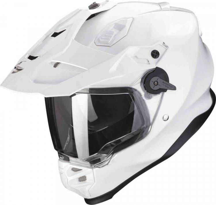 Мотошлем для мотокросса и эндуро Scorpion ADF-9000 Air Solid Белый 184-100-70-03