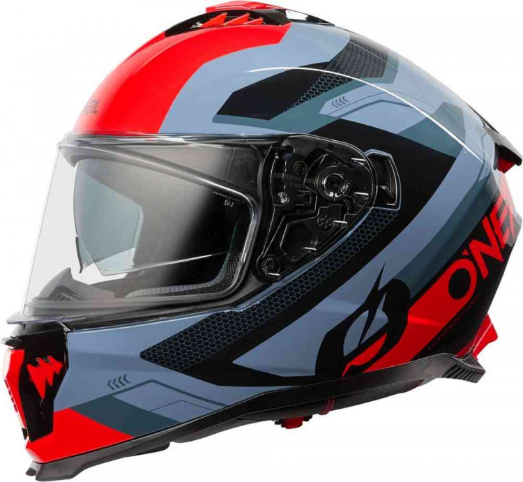 Мотошлем интеграл Oneal Challenger EXO V.25 Черный/Серый/Красный 0702-152