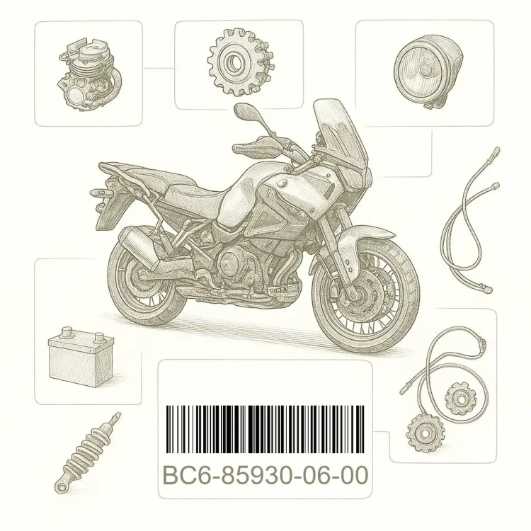 BC6-85930-06-00 , Yamaha Номер детали BC6-85930-06-00, BC6859300600, BC6-85930-06, BC68593006, BC6 85930 06