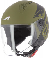 Мотошлем открытый Astone Minijet Link Матовый оливковый MINI-LINK-KHXS