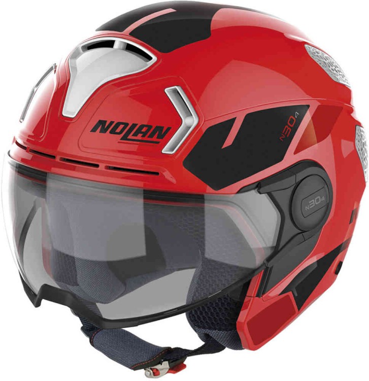 Мотошлем открытый Nolan N30-4 T Blazer Красный N3C0006320305