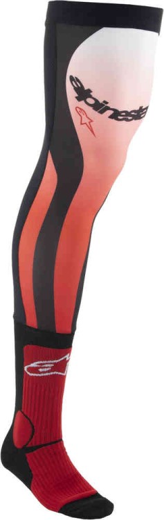 термобелье - носки Alpinestars Knee Brace Красный/Белый 4701324-3012-L/XXL