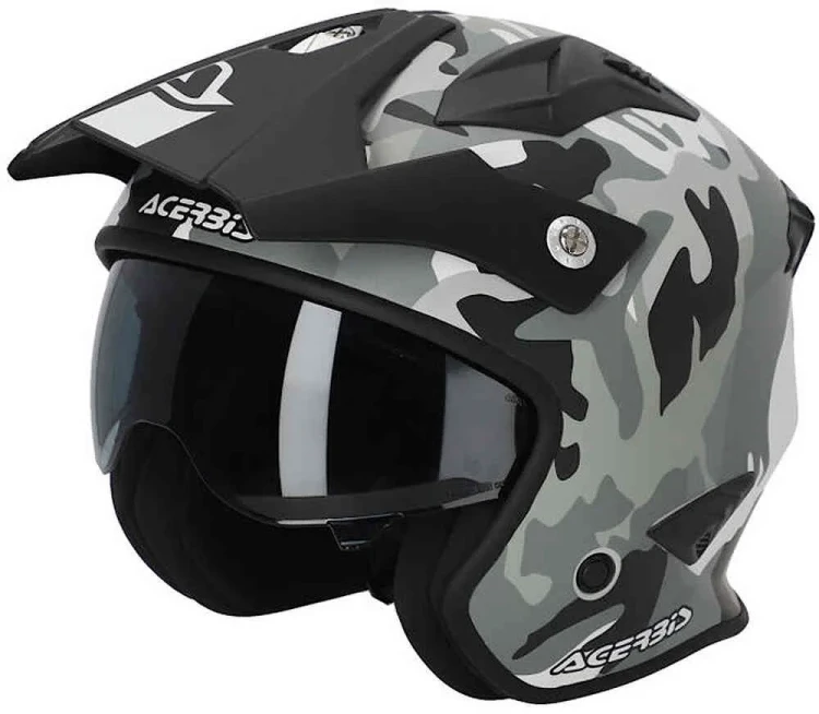 Мотошлем открытый Acerbis Aria 2023 Camo