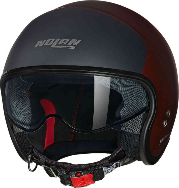 Мотошлем открытый Nolan N21 06 Verniciatura Speciale красный матовый/чёрный N2Z0007303519