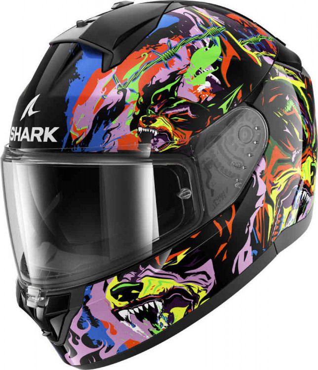 Мотошлем интеграл Shark Ridill 2 Racing Beast Разноцветный HE1118E-KVY-XXL