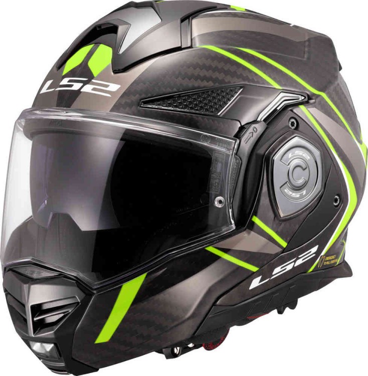 Мотошлем модуляр LS2 FF901 Advant X Carbon Future II