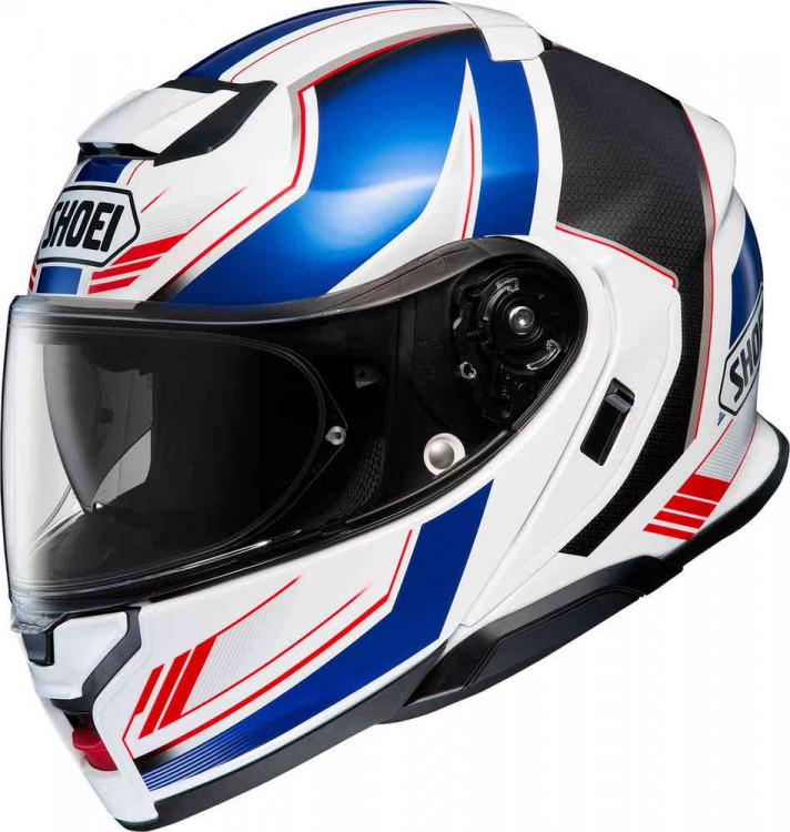 Мотошлем модуляр Shoei Neotec 3 Grasp Белый/Синий/Красный 12 07 103 2