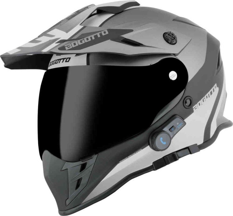 Мотошлем для мотокросса и эндуро Bogotto H331 BT Tour EVO Bluetooth