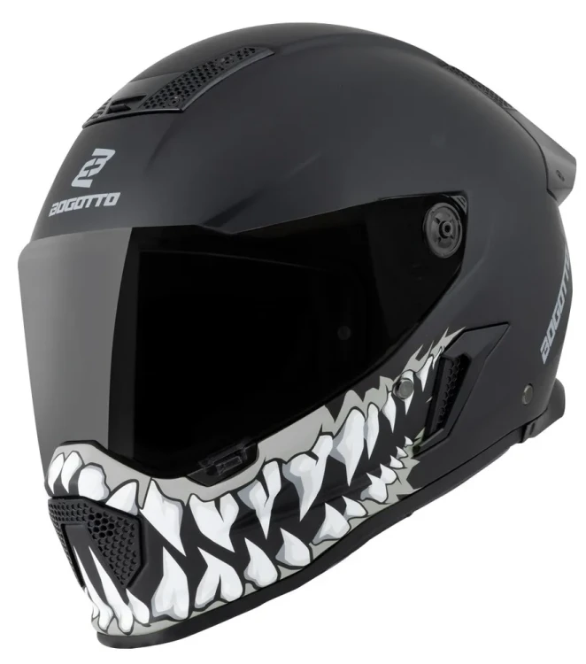 Мотошлем интеграл Bogotto Rapto Jaws