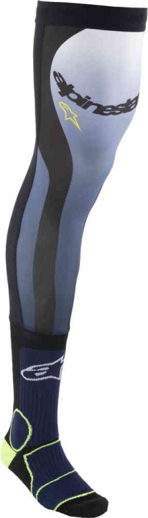 термобелье - носки Alpinestars Knee Brace Синий/Желтый 4701324-7455-L/XXL