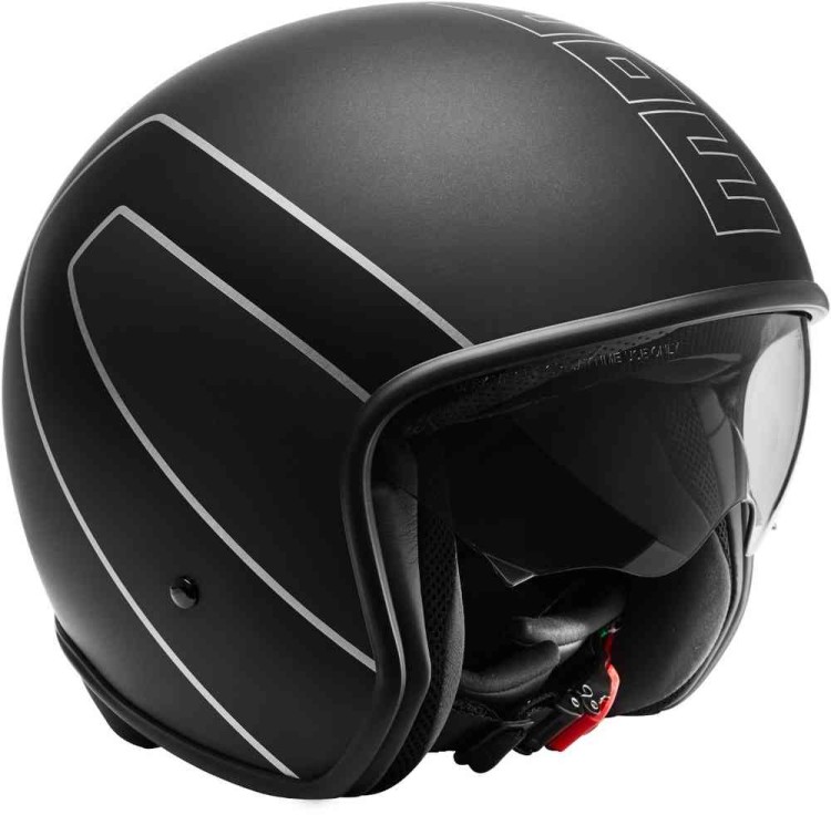 Мотошлем открытый MOMO Raptor Black Matt