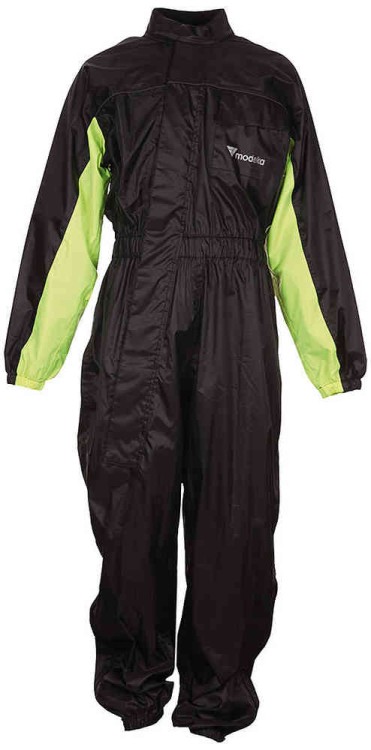 мотодождевик слитный Modeka Black Rain Черный/Желтый 080190-431-4XL