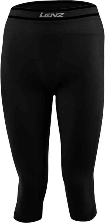 термобелье - штаны Lenz 6.0 Merino 3/4 Черный 297-13