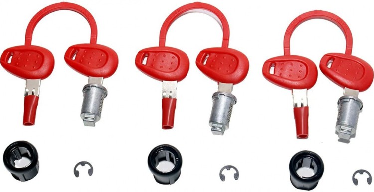 Givi Z228 три замка и ключи для кофров Monokey