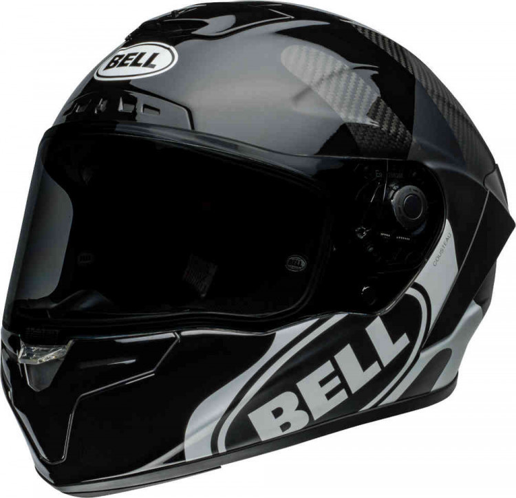 Мотошлем интеграл Bell Race Star Flex DLX Hello Cousteau Algae Черный 8007737008
