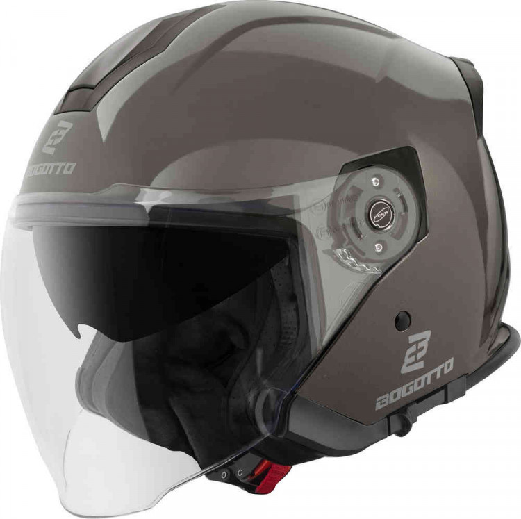 Мотошлем открытый Bogotto H586 Solid Антрацитовый BGT-05-MH-088-50-XL