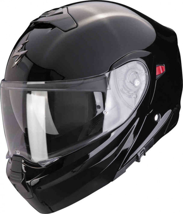 Мотошлем модуляр Scorpion EXO 930 Evo Solid Черный 194-100-03-02
