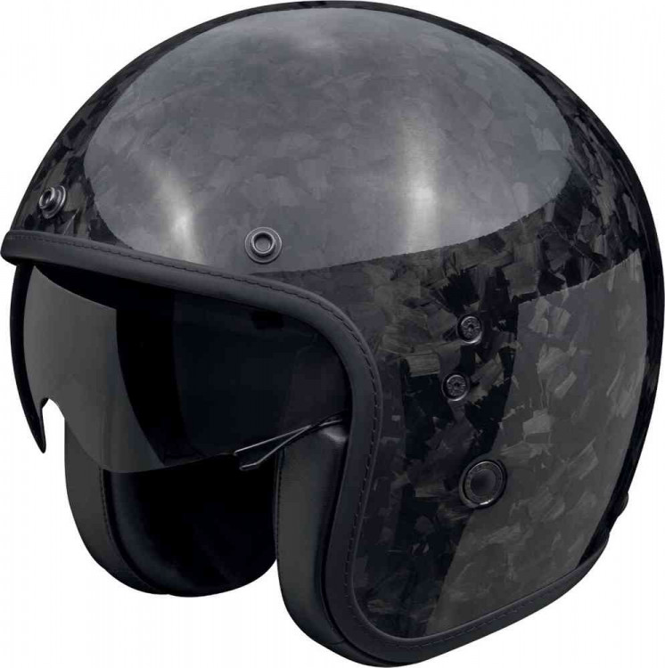 Мотошлем открытый Scorpion Belfast Evo Onyx Carbon  78-429-03-03