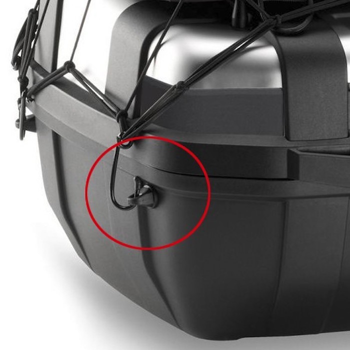 Проушины для крепления сетки на кофры Givi E125