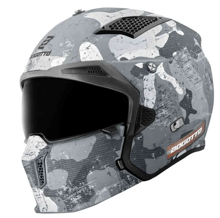 Мотошлем для мотокросса и эндуро Bogotto Radic Camo