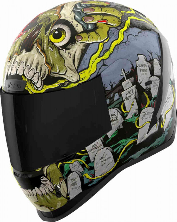 Мотошлем интеграл Icon Airform Dead Serious  010117439