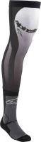 термобелье - носки Alpinestars Knee Brace Черный/Белый 4701324-12