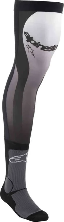 термобелье - носки Alpinestars Knee Brace Черный/Белый 4701324-12