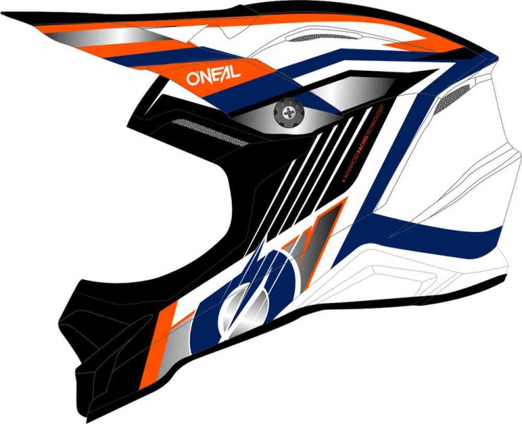 Мотошлем для мотокросса и эндуро Oneal 3Series Vision