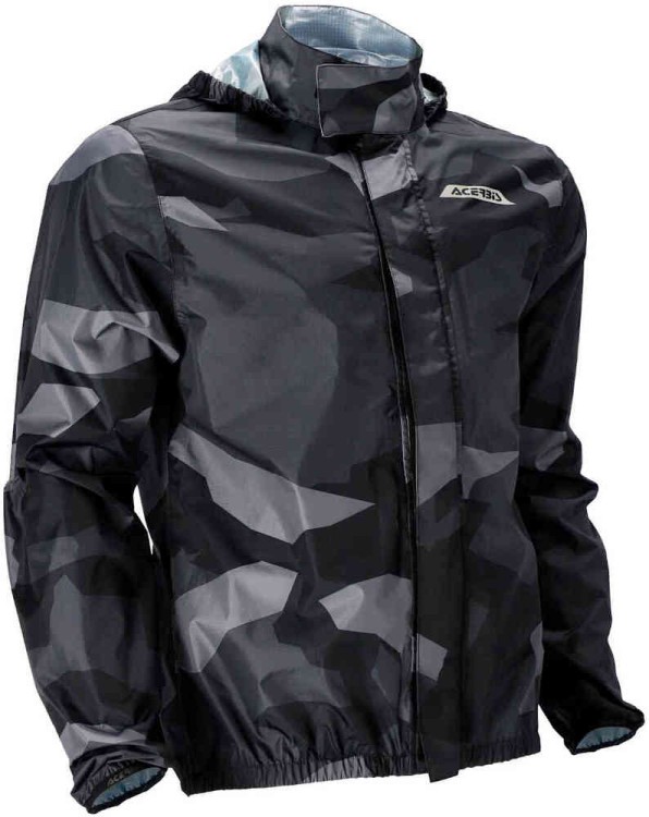 мотодождевик - куртка Acerbis X-Dry Черный/Камуфляжный 0024712.093.066