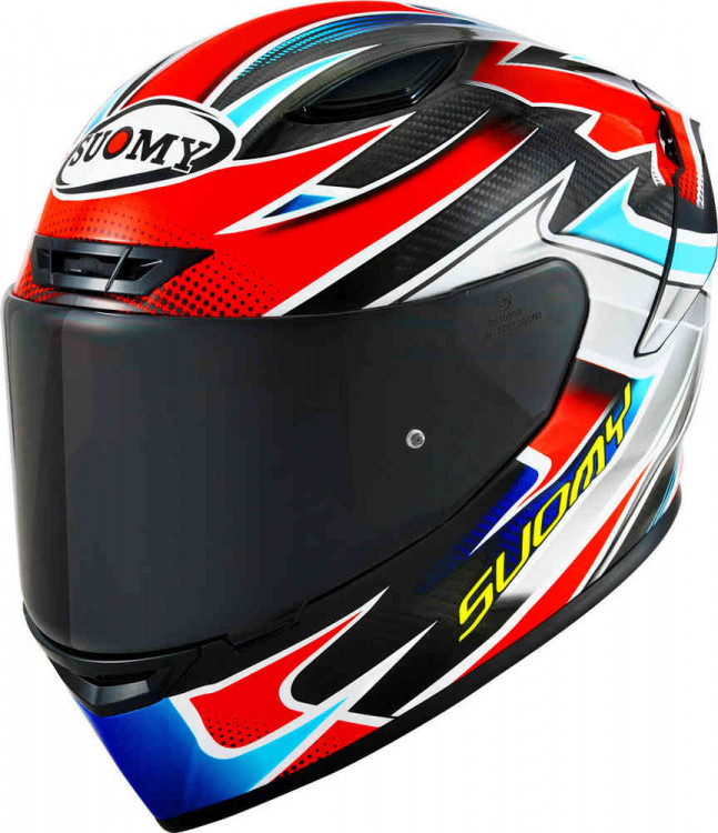 Мотошлем интеграл Suomy TX-Pro Flat Out 2023 Красный/Черный/Белый K6TX0001.6