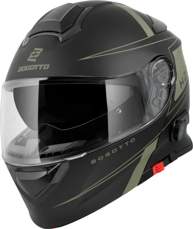 Мотошлем модуляр Bogotto H271 Taog Bluetooth-