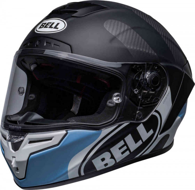 Мотошлем интеграл Bell Race Star Flex DLX Hello Cousteau Algae Черный/Белый 8007737001