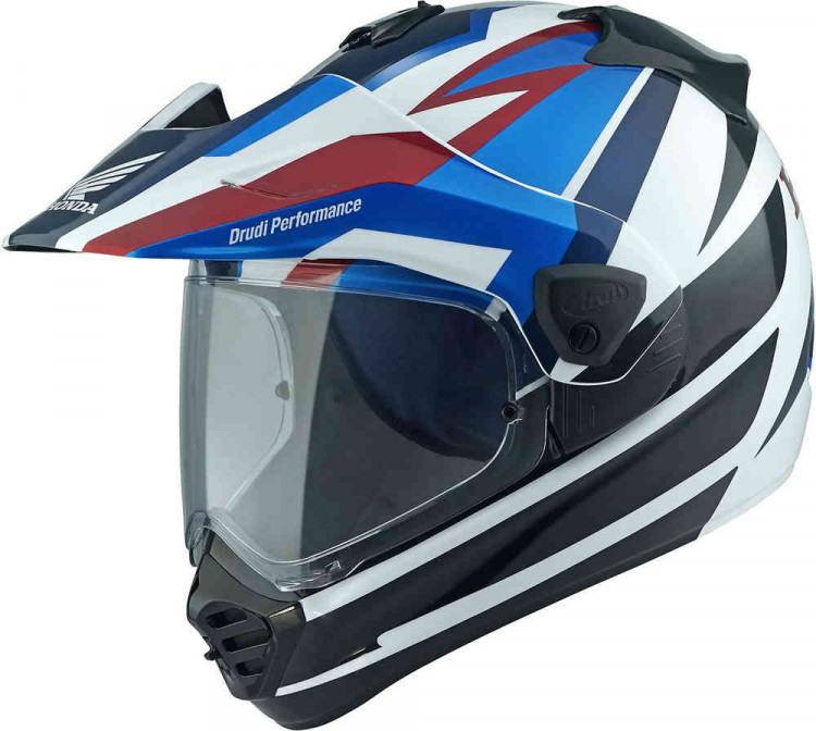 Мотошлем для мотокросса и эндуро Arai Tour-X5 Africa Twin Синий/Черный/Белый 8009096001