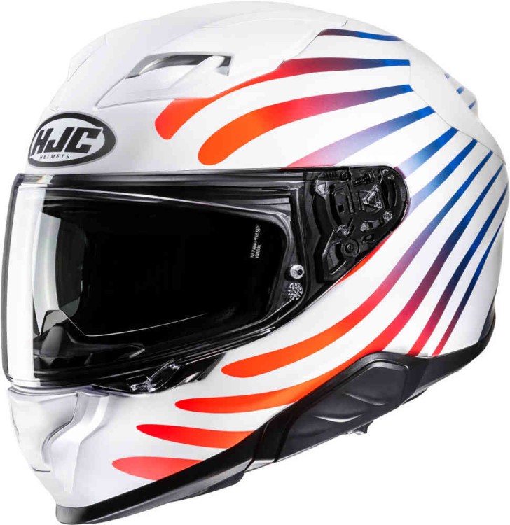 Мотошлем интеграл HJC F71 Zen Белый/Красный/Синий 15892106
