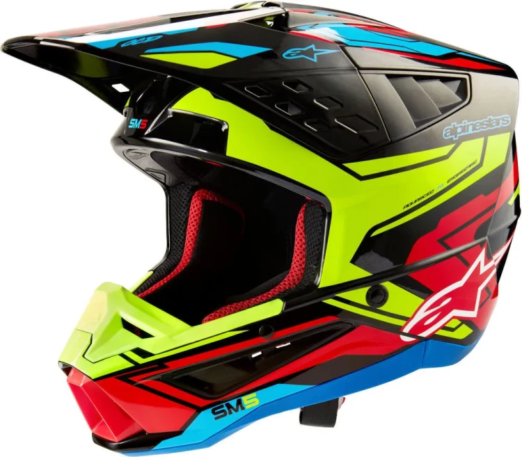 Мотошлем для мотокросса и эндуро Alpinestars S-M5 Action 2 2024