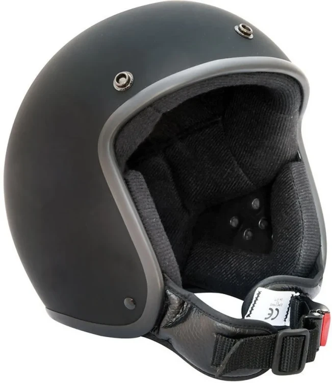 Мотошлем открытый Bores Gensler Bogo III Black Edition